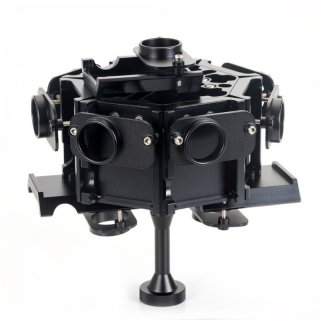 YY-G10 GoPro Accessories 720 Degrees Panoramic PTZ Bracket 10 in 1 Aluminum Alloy Case Protective Cage