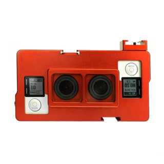 GoPro Accessories 2 in 1 Housing Case CNC Aluminum Alloy Protective Cage