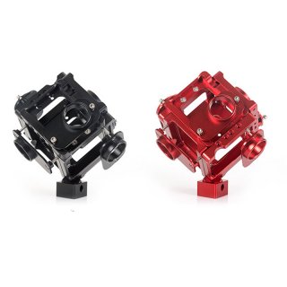 YY-G6-2 GoPro Imaging Equipment Accessories Panoramic Bracket 6 in 1 Aluminum Alloy Housing Protective Cage