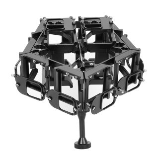 G5F14-3D GoPro5 Accessories VR3D Panoramic Bracket 14 in 1 Aluminum Alloy Case Protective Cage