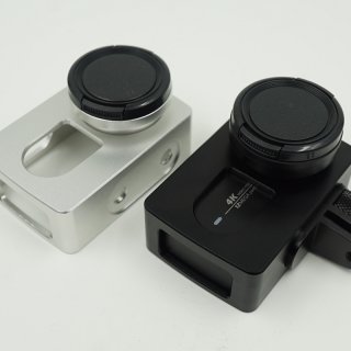 New Arrival Black/Silver CNC Aluminum Alloy Protective Frame Housing Case With Lens Cap For Gopro Hero
