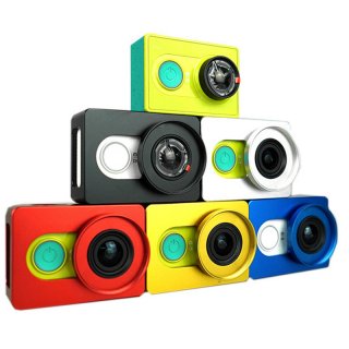 XiaoYi Action Camera Multicolor Aluminum Alloy Protective Frame Housing Case With Lens Cap