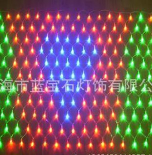 120LED String Fairy Net Light Mesh Curtain Ceiling Garden Plant Christmas Wedding Decoration LED Lamp 220V