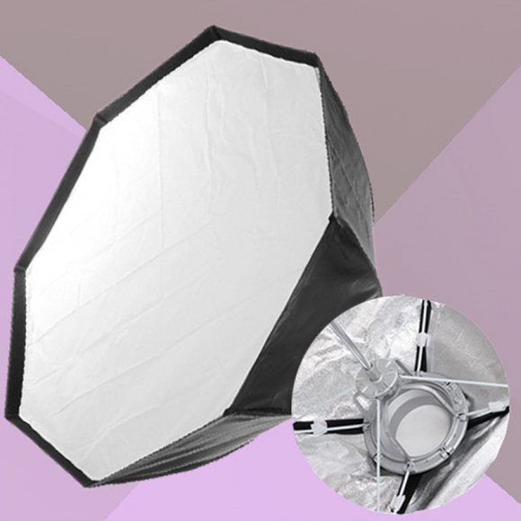 Quick Install Umbrella Octagon Softbox for Photo Studio Flash