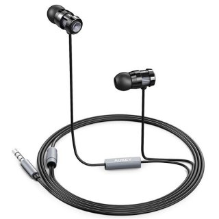 High Quality EP-C2 Earbuds In-ear Earphone with In-line Remote and Microphone In Ear Comfort-fit Earphones with Mic Black
