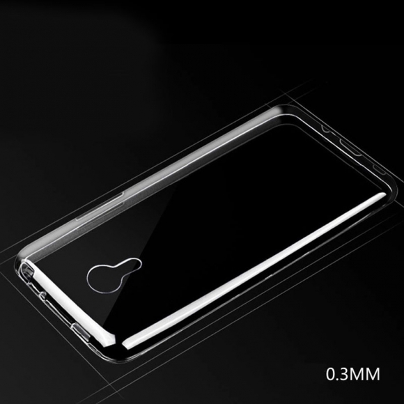 For Huawei Case UltraThin Transparent Soft TPU Back Cover Screen Protector Tempered Glass Film