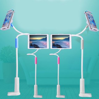 NEW Universal Tablet Phone Holder For Samsung Ipad Air Mini Xiaomi Retractable Long Arm Lazy Bedside Stand Holder Plastic Brac