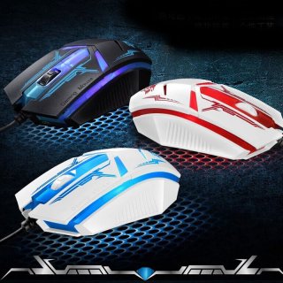 NEW Wired mouse breathing light emitting cool colorful games, sports usb laptop mouse