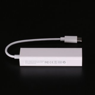 Popular Multi-function Type C to 3-Port USB Hub with RJ45 LAN Ethernet Adapter Cable For Macbook