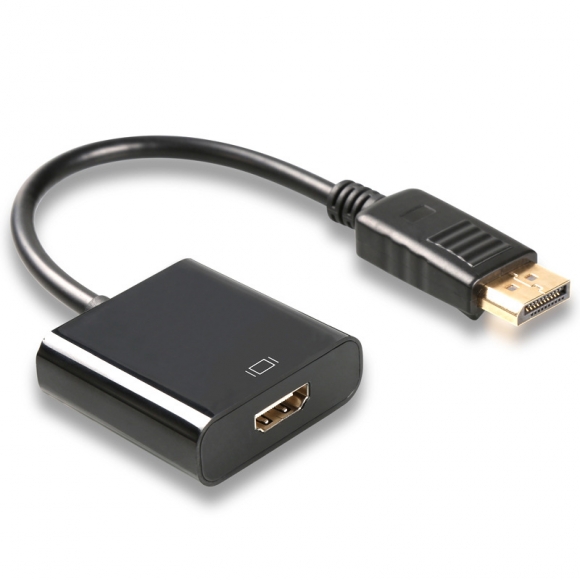 Fashion Black/White Displayport DP Male to HDMI V1.4 Female Adapter Cable Extension Converter Connector