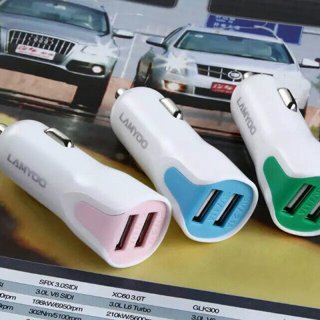 USB Mini Car Charger Cigarette Lighter Universal Fast Smart Car Charger C- 24