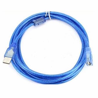 High Speed Anti-interference 2.0 USB Extension Cable 3M Copper 10ft Male to Female USB Adapter Dual Shielding Transparent