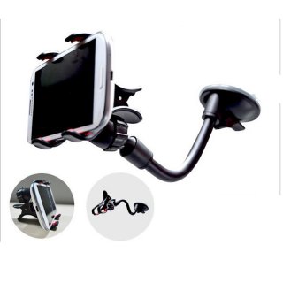 Double Clip Phone/GPS Holder for Car Universal Mobile Cell Phone Mount Car Holder Stand