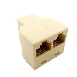 High Quality Cable Three Head Netcom RJ45 Network Cable Connector Cable Adapter