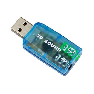 HOT 5.1 Channel External Free Drive USB Computer Laptop Sound Card Plug
