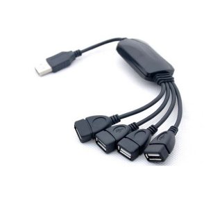 High Quality Octopus Flexible USB2.0 3 PORT HUB With Mini 5pin Cable For PC Laptop