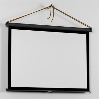 Beamer Screens Canvas Fabric Video Projector Curtain Cloth Portable 40" White 4:3 Game 3D HD Home Theater Beamer Hang