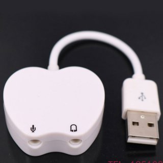 USB 7.1 Channel External USB Sound Card Audio Adapter for Laptop PC Windows XP Win 7 8 Linux Vista Mac OS