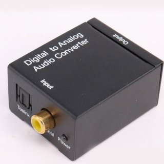 New Digital to Analog Audio Converter Adapter Digital Adaptador Optic