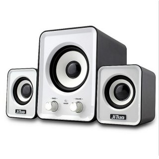 Multimedia Mini USB Stereo Computer PC Desktop Laptop Speakers With Subwoofer