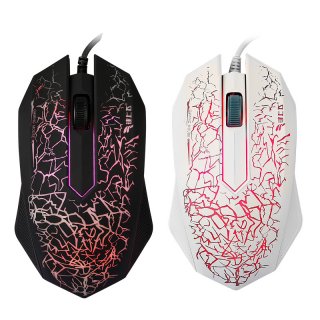 Cool Crack Luminous Gaming Mouse Wired Mouse For PC Laptop M50