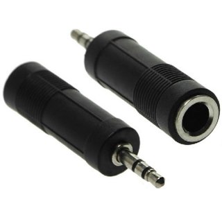 Audio Converter Plug 3.5 Male to 6.5 Female Microphone Conversion Head Guitar Adapter