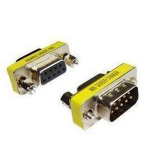 Hot Mini RS232 Serial Port 9Pin Gender Female to Male Adapter Connector Extender Coupler