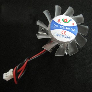 Hot Cooling Card Fan 2.6cm Hole Pitch Radiator Heat Sink Cool Fans 4010