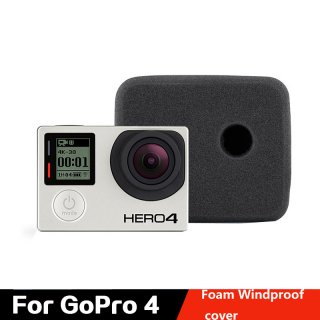 Gopro hero4/3+ Go pro High density foam windproof cover Windshield Windscreen Case Cover