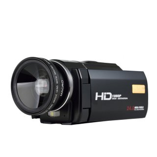 HDV-F5 Camera Camcorder DV With Remote Controller 1080P 24MP 16X Anti-shake