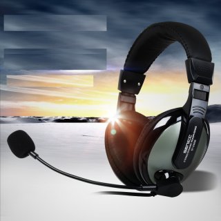 Super Bass Headband Earphone for Video Game/Computer ST-2688