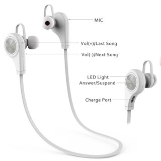 Newest Q9 Wireless Bluetooth 4.1 Headset Earphone Stereo Music Bluetooth Sport Headphone