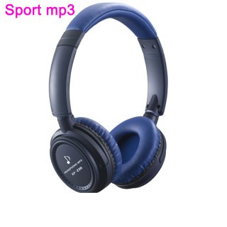 Folding Stereo Headphone Sport MP3 Player FM TF Card Slot LED MP3 Music Player