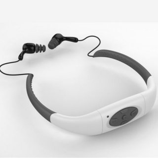 IPX8 Waterproof Sports MP3 Music Player Underwater Neckband Swimming Diving Stereo Audio Headphone