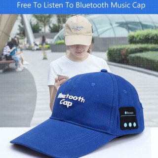 Bluetooth Wireless Music Cap Hands-free Earphone Sunhat