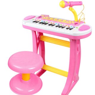 Electronic Musical Piano With Microphone Children Educational Intelligence Toy