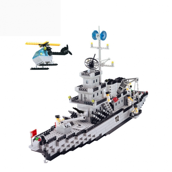 Enlighten 112 Battle Cruisers Ship Series Building Blocks Minifigure Bricks Military Toys