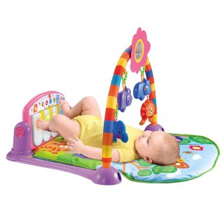 Baby Fitness Frame Multifunction Foot Piano Music Game Blanket Kids Crawling Mat Cradle Toys