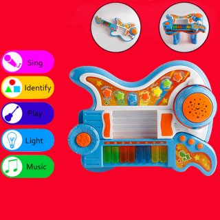 Children Music Bell Toy Guitar Baby Educational Musical Piano Toy Gift