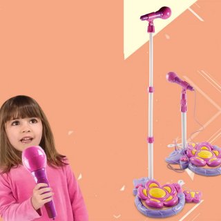 Portable Microphone With KTV Sound Early Educational Toys Best Gifts