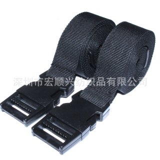 Thicker nylon strap buckle strap adjustable waist belt luggage belt