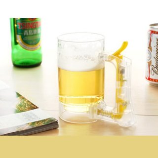 Hot Sale Creative Happy Hour Frothing Beer Cup Glass Cup A785