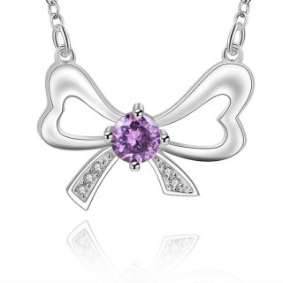 Beautiful High Quality Bowknot Shaped Pendant Necklace For Women