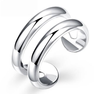 New Arrival Beautiful Top Quality 925 Sterling Silver Wedding Jewelry Adjustable Rings For Women