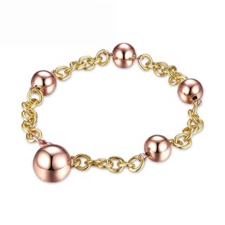 High Quality Jewelry Beautiful Yellow Gold Charm Bracelets For Women
