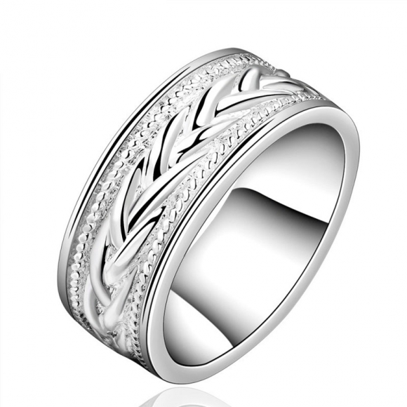 925 Sterling Silver Ring Inlaid Zircon Ring Women's Trendy Jewelry
