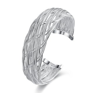 Simple Beautiful Top Quality 925 Sterling Silver Bracelet For Women