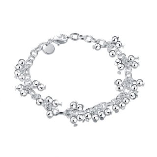 Simple Beautiful Top Quality 925 Sterling Silver Hollow Bracelet For Women