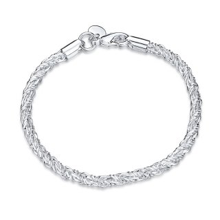 Popular Silver Bracelet Female Jewelry Snake Chain Bracelet
