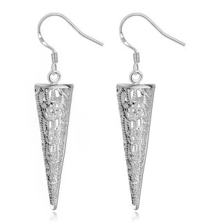 925 Silver Spinous Drop Earrings With Unique design For Ladies